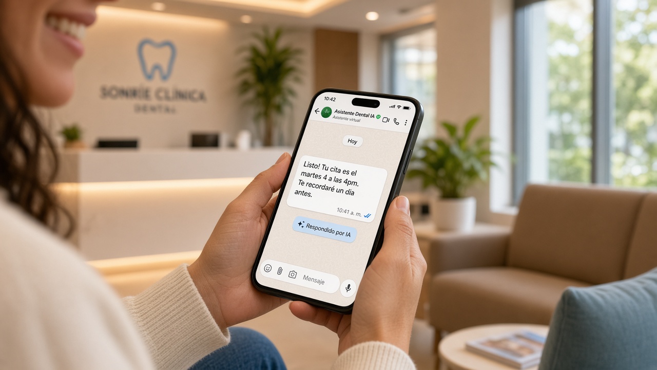 Asistente virtual WhatsApp para consultorio dental: la recepcionista que nunca duerme