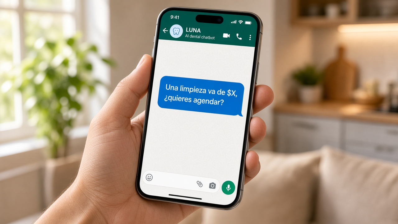 Chatbot WhatsApp para odontología: responde como tu mejor recepcionista